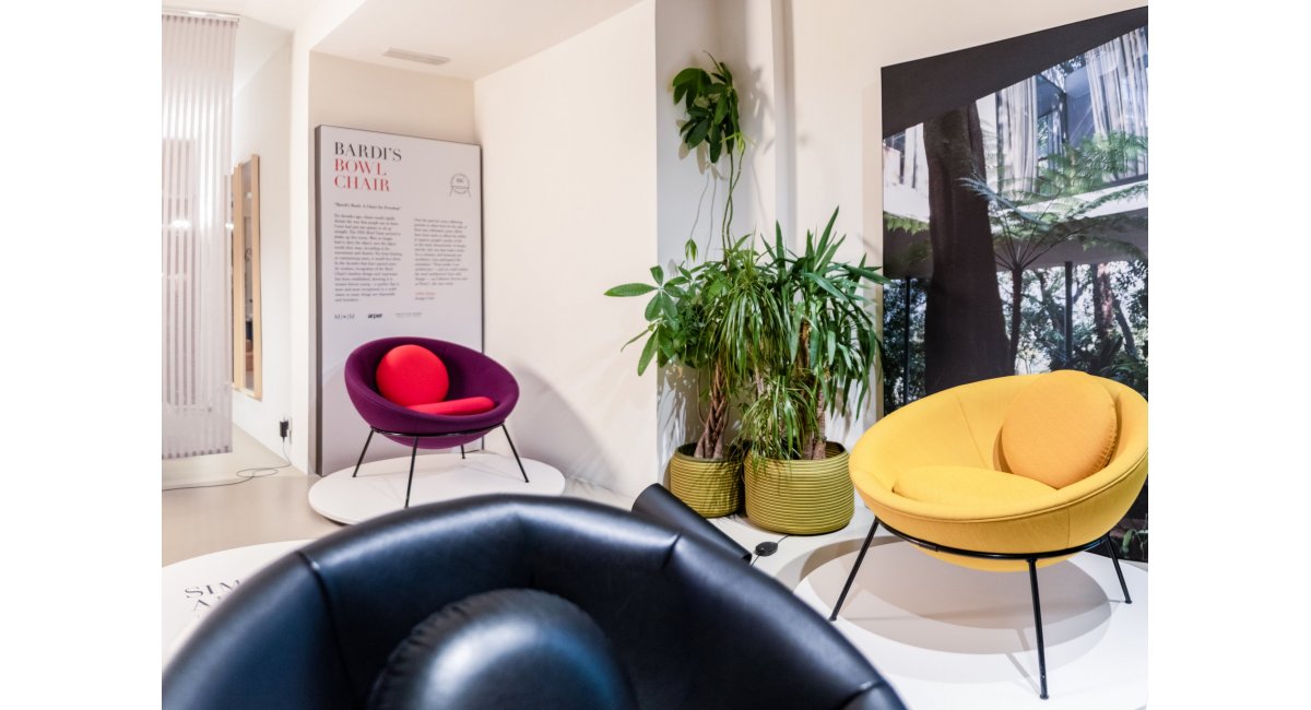 Lina Bo Bardi y la Bowl Chair en MINIM Barcelona