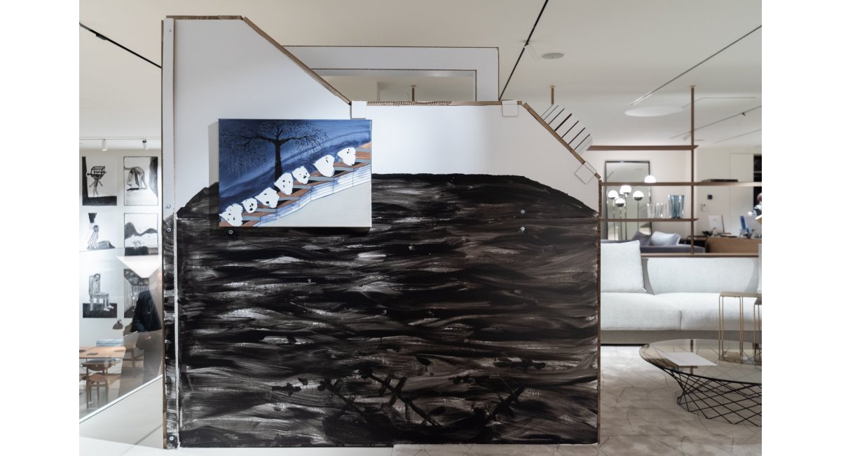 Bidón de gasolina con pintura integrada de Julia Oschatz