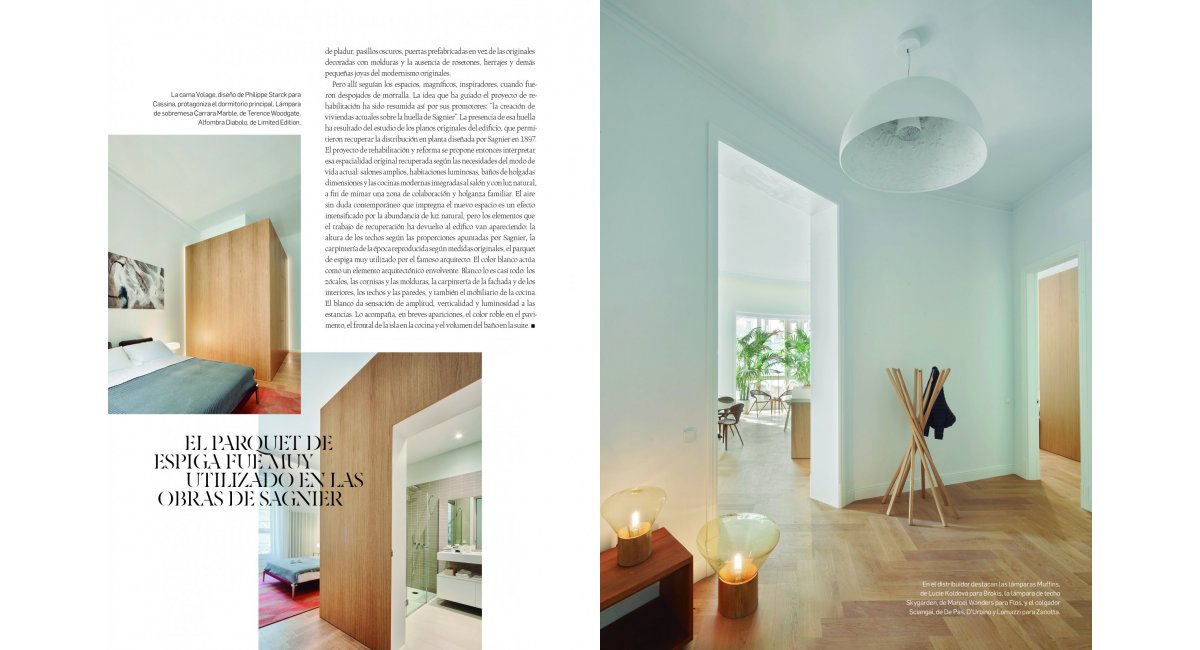 Mobiliario piso modernista MINIM Barcelona