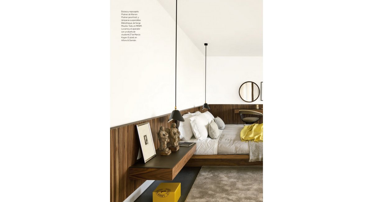 Reportaje Arquitectura y Diseño MINIM amuebla casa Marcio Cogan en