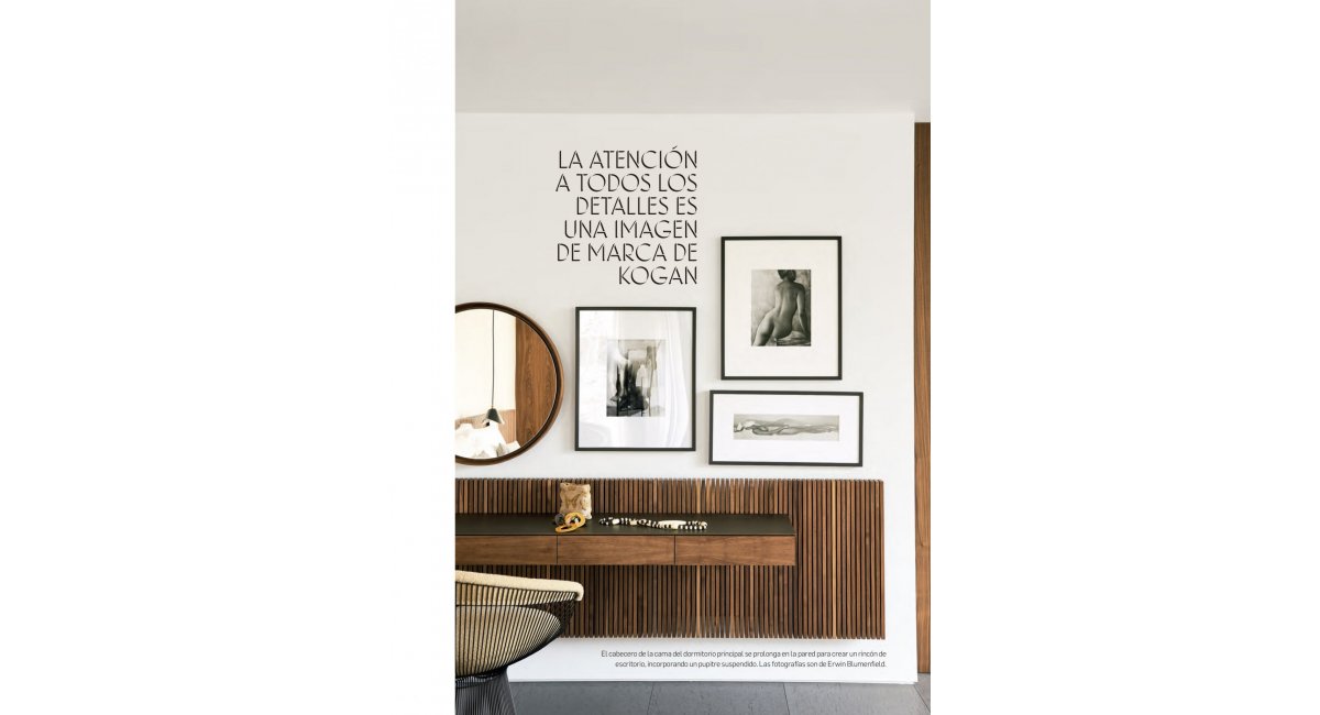 Reportaje Arquitectura y Diseño MINIM amuebla casa Marcio Cogan en