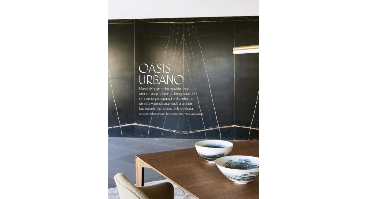 Reportaje Arquitectura y Diseño MINIM amuebla casa Marcio Cogan en