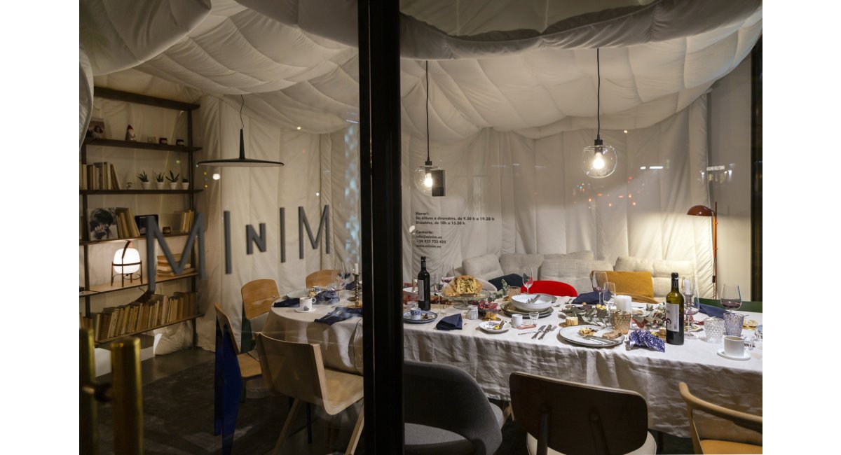 escaparate navidad MINIM Barcelona 2023