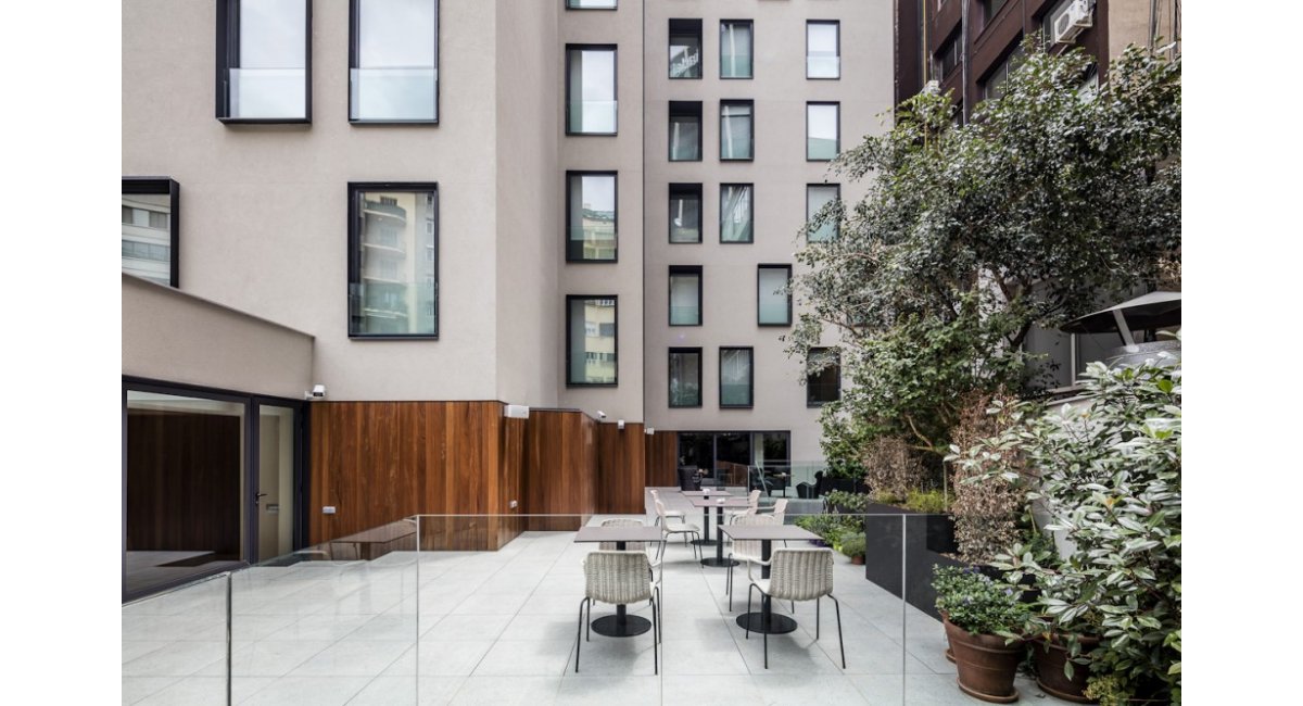 Amueblamiento del hotel Ohla Eixample de Barcelona