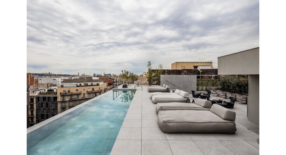 Amueblamiento del hotel Ohla Eixample de Barcelona