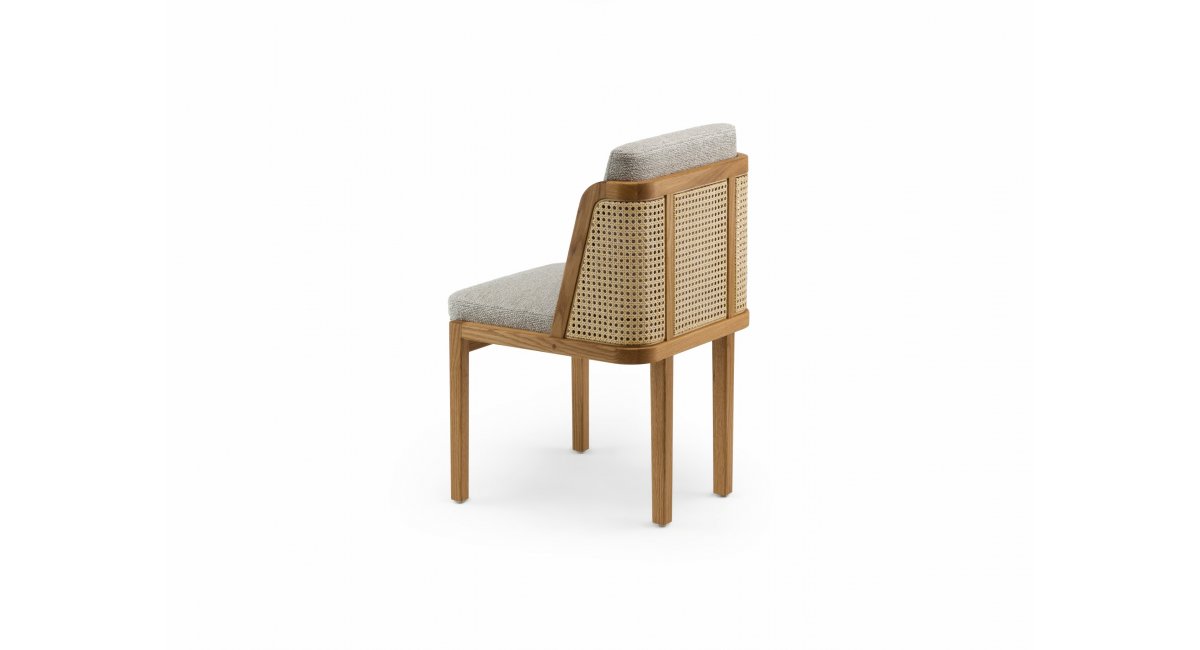 272 Throne Dining Chair with Rattan - silla de comedor - silla de ratan - de la espada - MINIM
