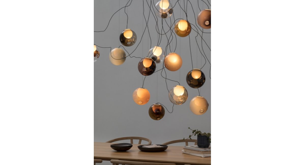 28 Ramdon -Bocci - lámpara techo - MINIM - lifestyle varios colores