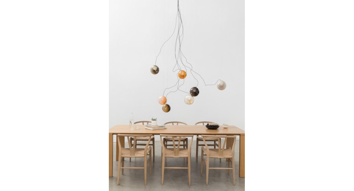 28 Semi Rigid - lámpara de techo - Bocci - MINIM - lifestyle lámpara comedor