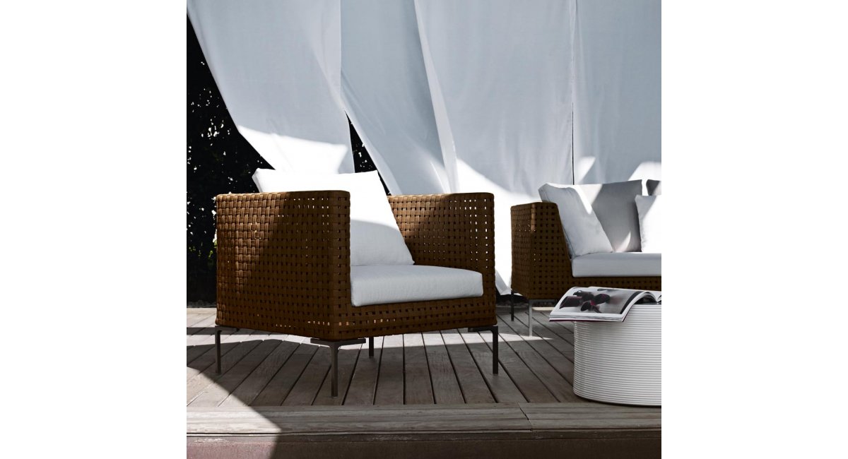 CHARLES OURDOOR ARMCHAIR - butaca de exterior _ BB Italia -MINIM _ lifestyle in white