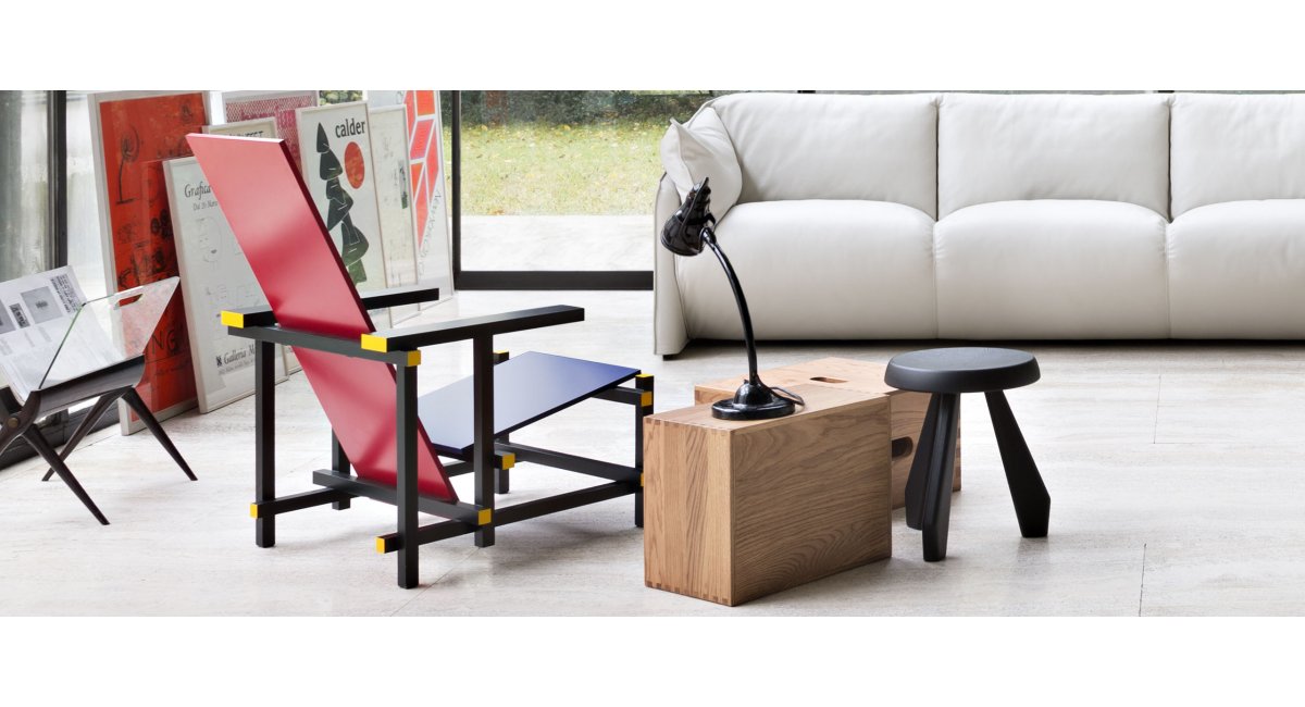 Cassina, 635 Red and Blue