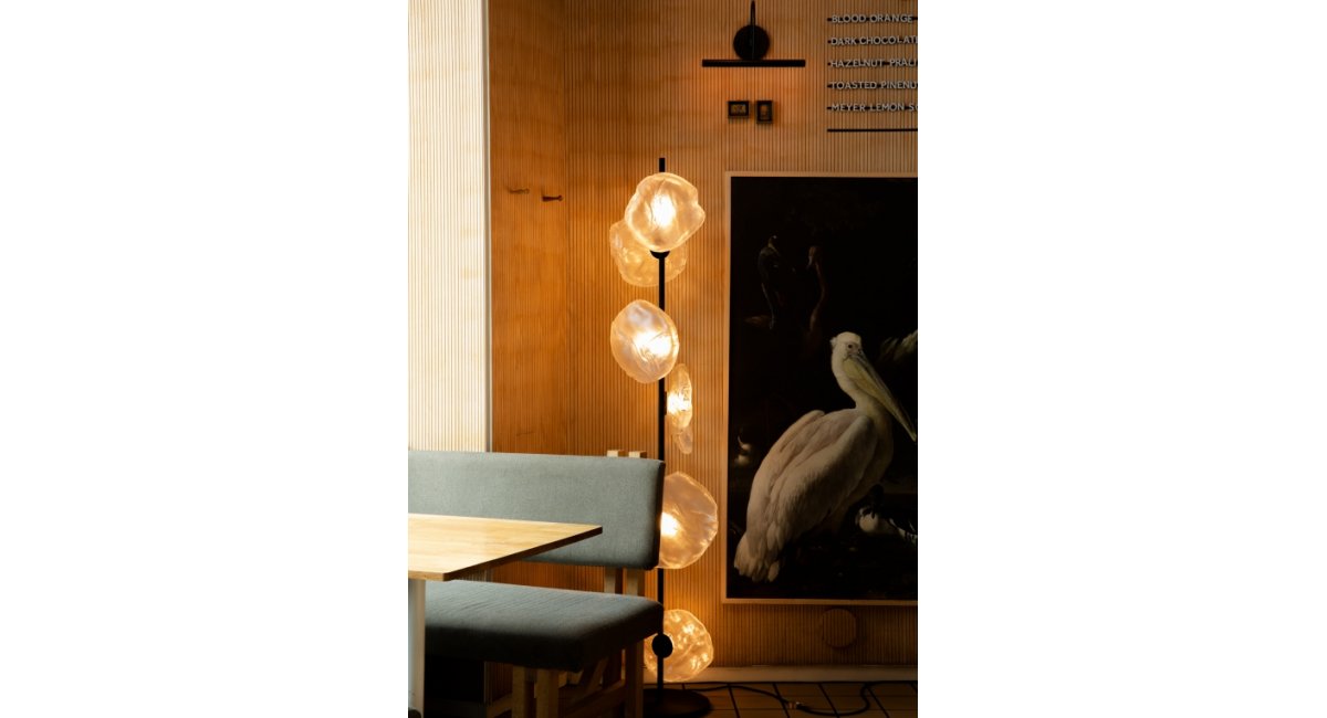 73 Stem - lámpara de pie - Bocci - MINIM - lifestyle esquina - vista completa