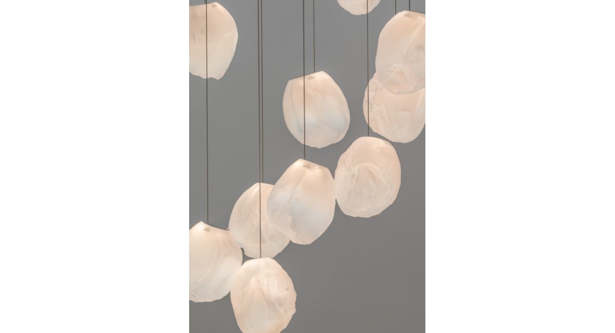 73 V - lámpara de techo - Bocci - MINIM - detalle lámpara blanca