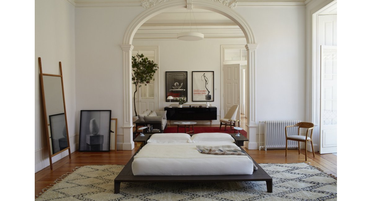 758 Platform Bed by Neri&amp;Hu - cama - varios acabados - de la espada - MINIM - lifestyle dormitorio