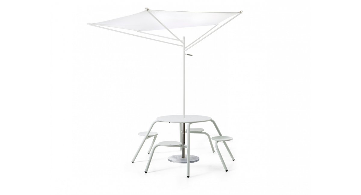 Acacia - sombrilla - exterior - extremis - MINIM - mesa merendero