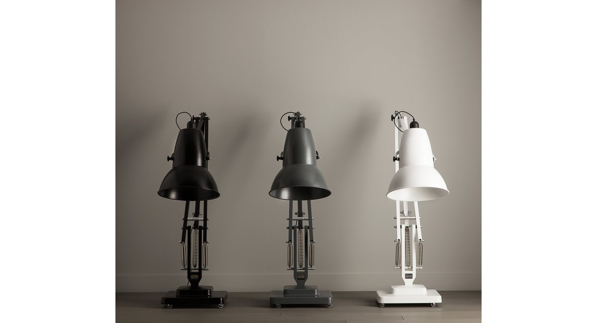 Anglepoise, Original 1227 Giant brass floor lamp