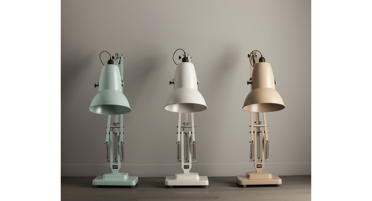 Anglepoise, Original 1227 Giant brass floor lamp