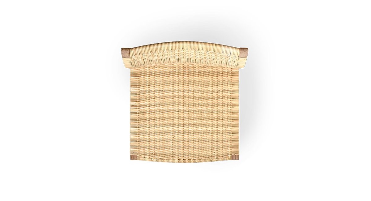 BM 61 - silla de madera y mimbre- fredericia - MINIM - vista aérea