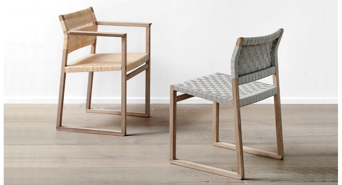 BM62 _ madera y lino - butaca - fredericia - MINIM - lifestyle - foto familia