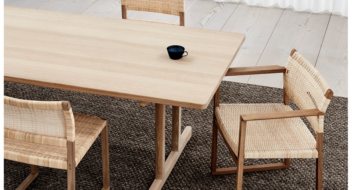 BM62 _ madera y lino - butaca - fredericia - MINIM - lifestyle