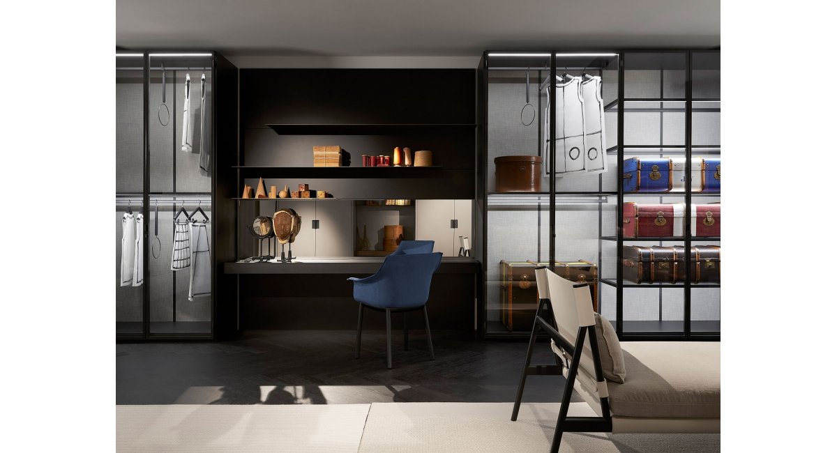 Battente Hinged - vestidores - Porro - MINIM - sistema