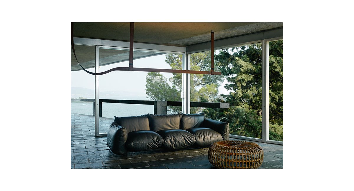 Belt - lampara en suspension-lámpara techo-flos-MINIM - lifestyle salón