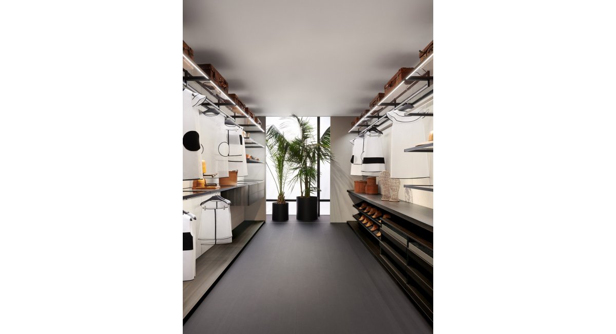 Boiserie - vestidores - Porro - MINIM - doble pared