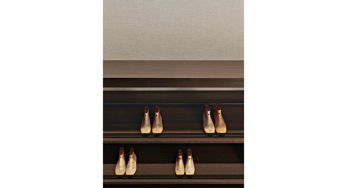 Boiserie - vestidores - Porro - MINIM - zapatero