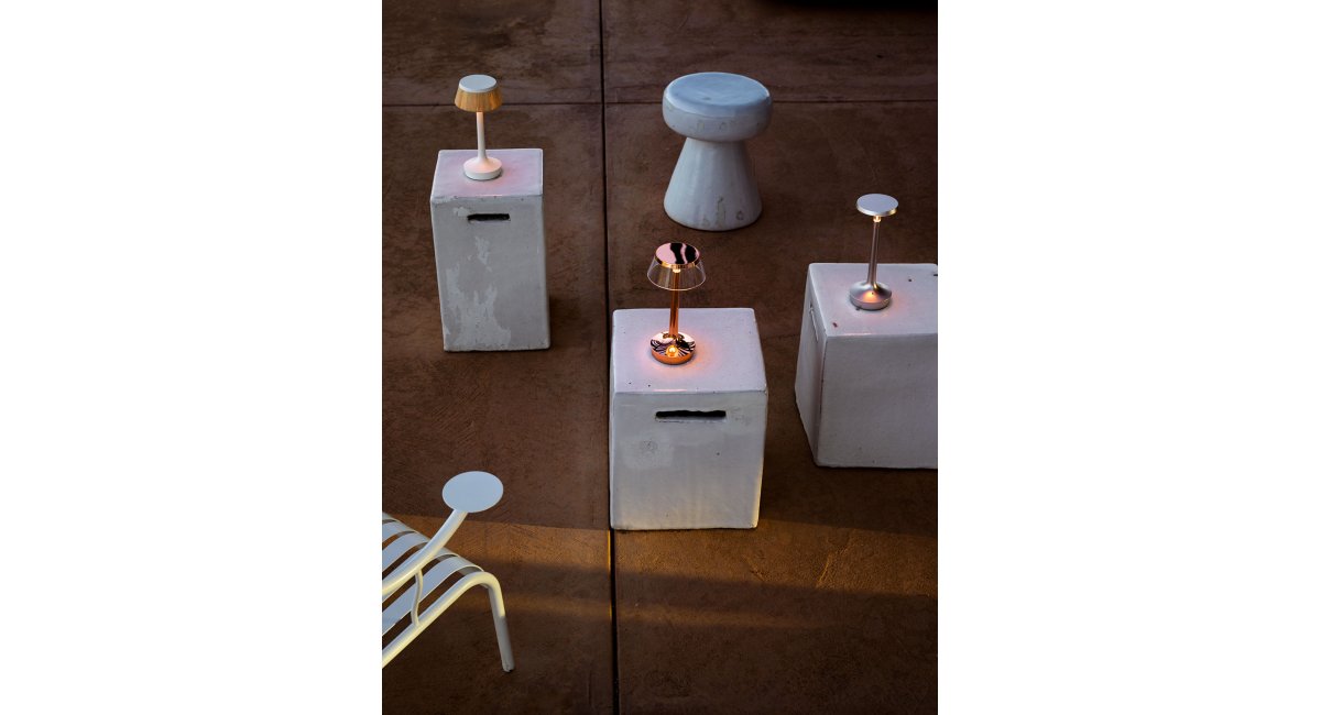 Bon Jour - lámpara portátil - lámpara recargable - Flos - MINIM