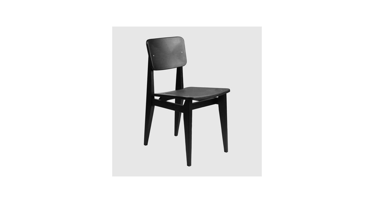 C-Chair_silla de comedor_Silla de madera_silla negra_Gubi_MINIM