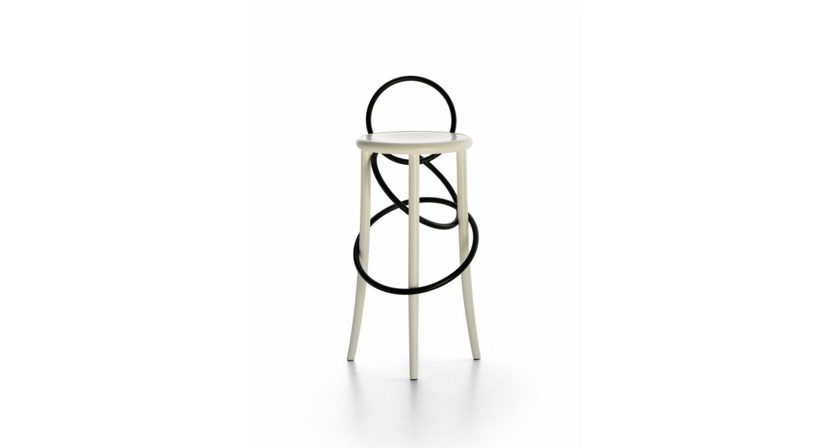 CIRQUE - taburete alto - Gebrueder Thonet Vienna - MINIM - frontal