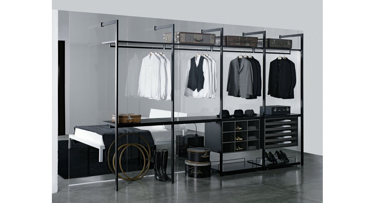 Cabina armadio Walk-in closet - vestidores - Porro - MINIM - lifestyle dormitorio