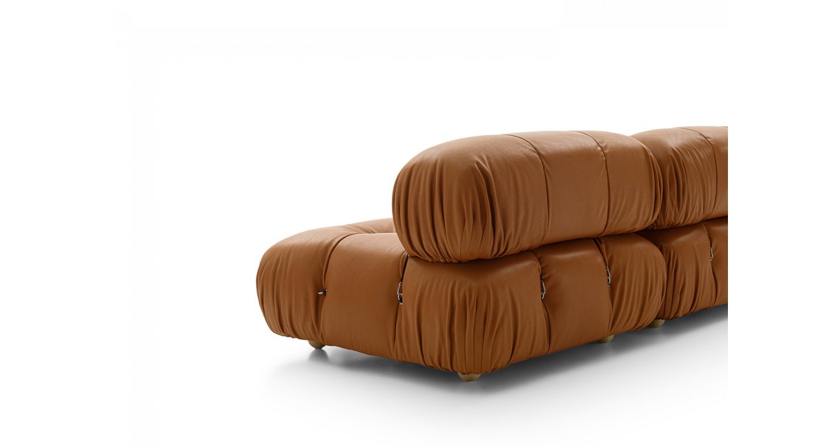 Camaleonda_sofá_ modular_marrón_varios tejidos_detalles_MINIM Madrid- MINIM Barcelona