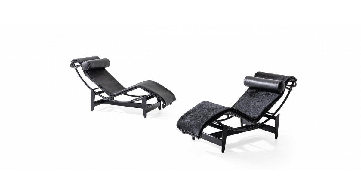 Chaise Longue LC4 Noire Cassina en Minim