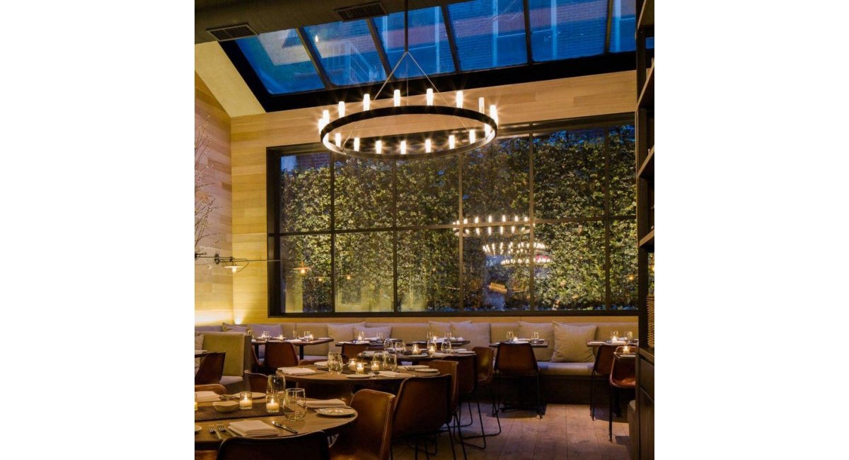 Chandelier Medium - lámpara suspendida - Fontana Arte - MINIM - lifestyle