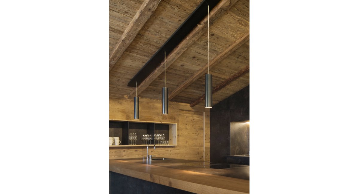 Cilindro Sospensione - lámpara de suspensión - Viabizzuno - MINIM - lifestyle