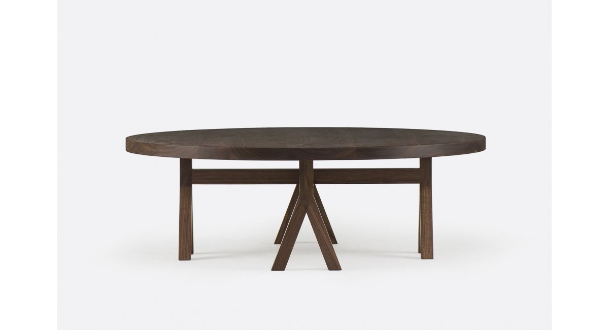 Commune Coffee Table - Neri&amp;Hu - mesa de centro - mesa de madera - nogal -delaespada -MINIM - vista frontal