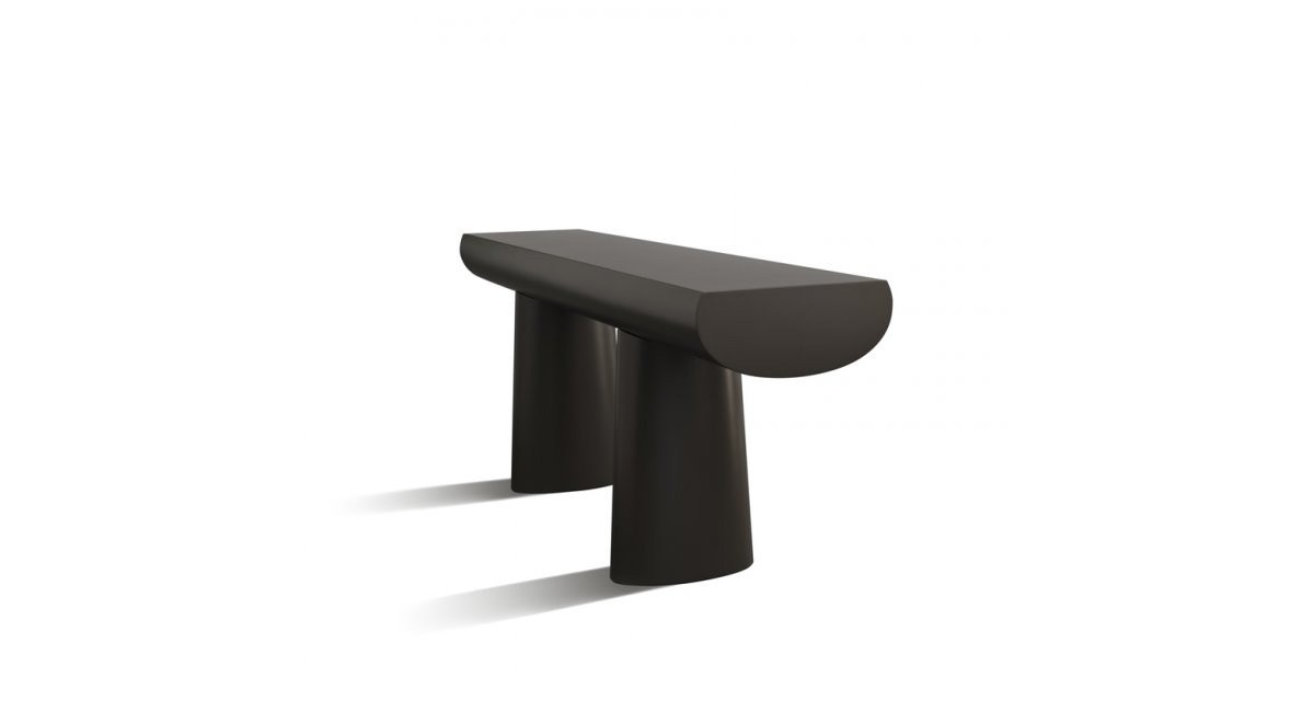 Console Table _ mesa marrón - Karakter - MINIM - perspectiva