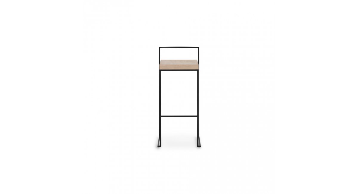 Cubo S62 - taburete alto - La Palma - MINIM - madera