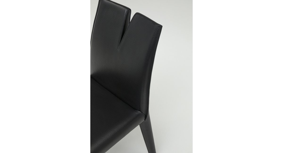 Cutter - silla - chair - b&amp;b italia - silla de cuero - color negro - MINIM - Madrid - Barcelona - plano detalle