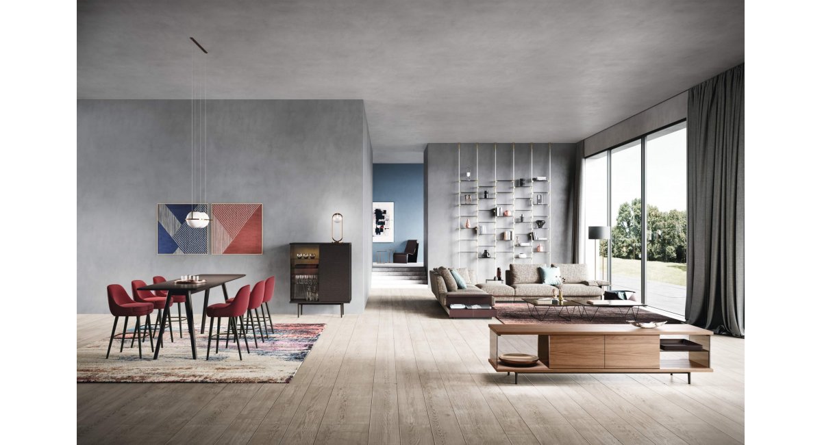 Deen table - mesa - Walter Knoll - MINIM - lifestyle salón comedor