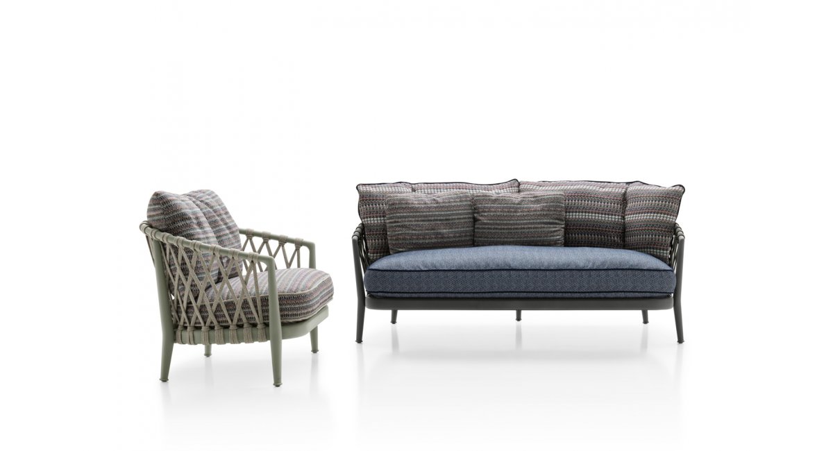 ERICA_divano e poltrona_sofá y butaca_B&amp;B Italia - MINIM _ mobiliario exterior