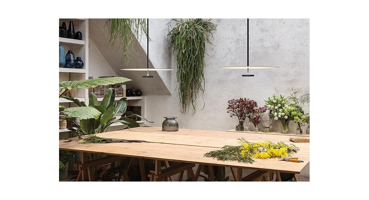 FLAT - LÁMPARA TECHO - VIBIA - MINIM - lifestyle comedor