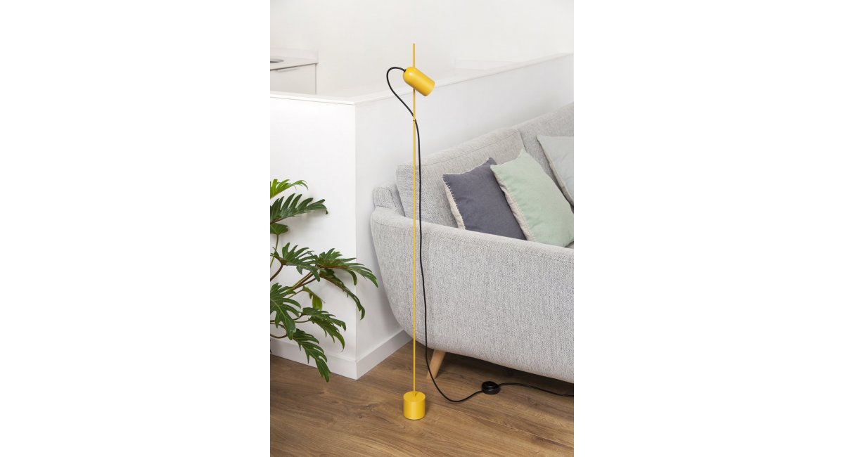 Fa - Lámpara de pie amarilla - GOFI - MINIM - lifestyle