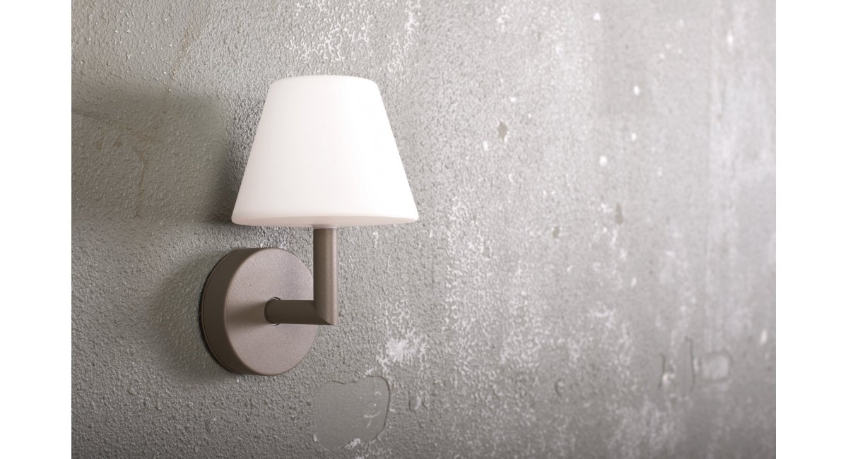 Fatboy_Add the Wally_ color antracita_anthracite_lámpara de pared_MINIM_pantalla blanca lisa