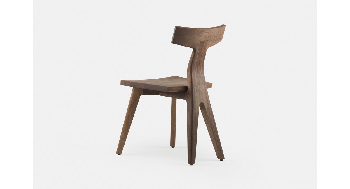 Fin Dining Chair - Matthew Hilton - silla de madera - nogal - delaespada -MINIM