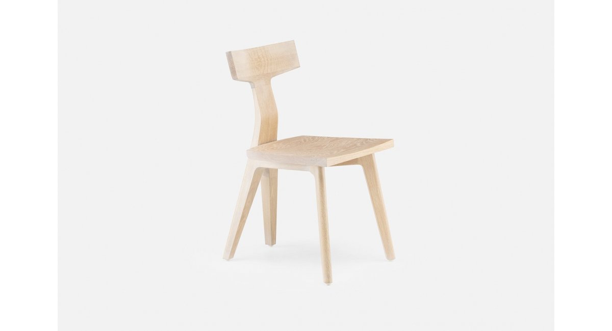 Fin Dining Chair - Matthew Hilton - silla de madera - nogal en blanco - delaespada -MINIM