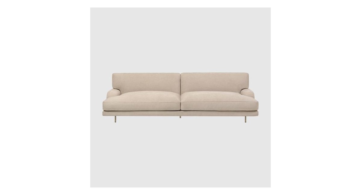 Flaneur_Sofa 2 plazas_varios tapizados_GUBI_MINIM_sofá con reposabrazos