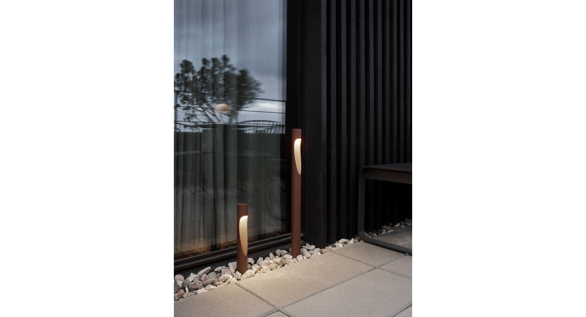 Flindt Garden - Color Corten - Louis Poulsen - MINIM - lifestyle terraza