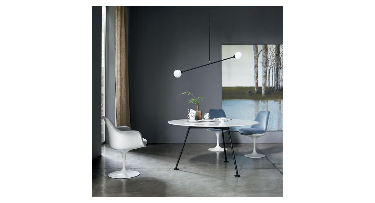 Grasshopper - Dining Table - mesa de comedor redonda - Knoll - MINIM - lifestyle