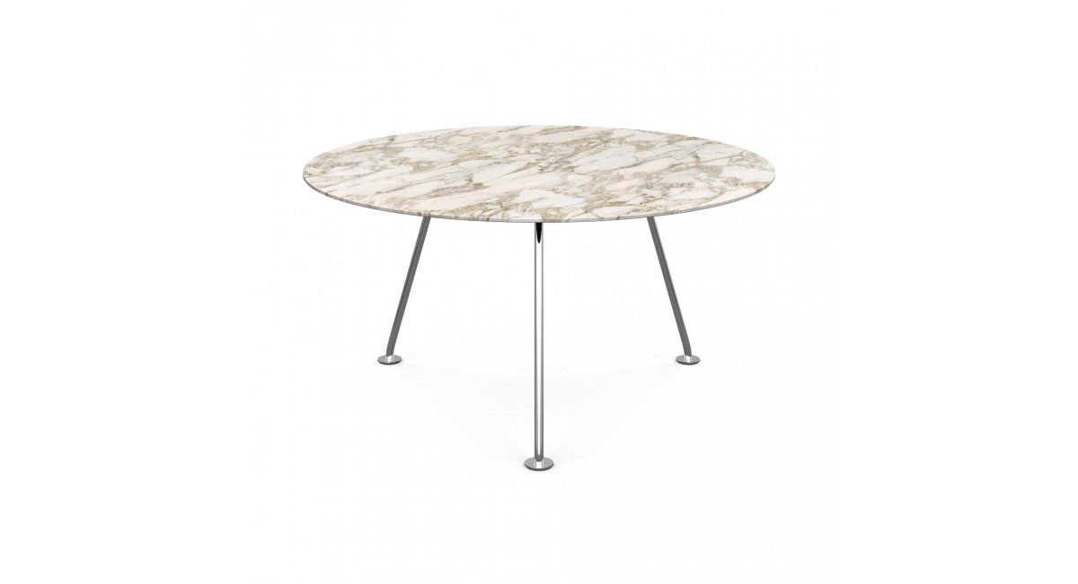 Grasshopper - Dining Table - mesa de comedor redonda - Knoll - MINIM - mármol